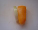 野菜だけ*ピザ風トースト作り方1写真