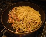 イカの塩辛の☆パスタ☆めちゃおいしい❤作り方3写真