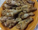 鶏手羽元簡単漬け置き酢味付けとチンゲン菜作り方13写真