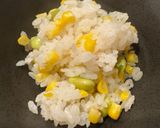 とうもろこしとえだまめの土鍋ごはん作り方5写真