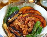 豚こま肉&夏野菜の甘辛コチュ揚げ焼き浸し作り方9写真