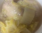 白菜丸ごと消費手羽先と白菜の煮物😋作り方5写真