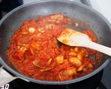 やわらか♡鶏むね肉となすのトマト煮込み作り方7写真