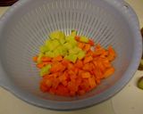 夏野菜を乗せて♪フルーティなカレー作り方1写真