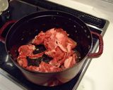夏野菜を乗せて♪フルーティなカレー作り方4写真