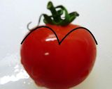 ♡♥ ハートのトマト ♥♡作り方1写真