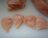 衣にもずく酢！やわらか鶏のピカタ作り方1写真