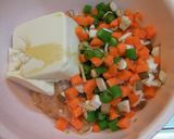 鶏ひき肉と野菜の巾着作り方2写真