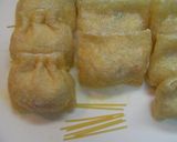 鶏ひき肉と野菜の巾着作り方4写真