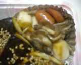 お弁当（ハンペンとマイタケ炒め）作り方7写真