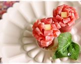 ＊キャラおかず＊　お花ちゃん✿作り方3写真