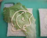 ハムと野菜のジューシーサンドイッチ作り方5写真