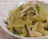 ✿セロリとしめじのキンピラ風作り方3写真