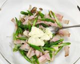 うちの味☆旬のアスパラ♬レンジでバタポン作り方20写真