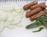 焼きそば麺でナポリタンチーズ焼き作り方1写真