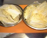 レンジde白菜と豚バラの重ね蒸し作り方1写真