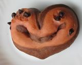熱い♡ハートが見える♡チョコパン♪作り方9写真