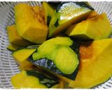 *簡単!定番!かぼちゃの煮物*作り方1写真