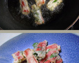 かにかまの明太子･シソ巻き揚げ♪作り方4写真