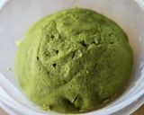 レンジで米粉パン♪抹茶で簡単朝食♪ランチ作り方3写真