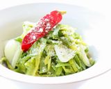 簡単手軽【青リーキとにんにくのバター蒸し作り方4写真