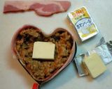 チョコみたいなハートハンバーグ作り方4写真