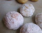 白とピンクのスノーボール作り方4写真