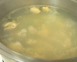 ～シンプルな鶏肉入りのかき玉汁～作り方3写真