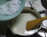 ケーキ型で焼くカスタードプリン／紅茶味も作り方4写真