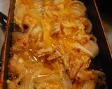 速攻丼ぶり朝ごはん☆いか天玉子とじ丼♪作り方4写真