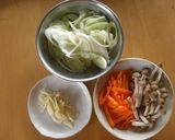 ＊ホットプレートでパスタ＊作り方1写真