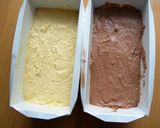 ■水玉&シマシマ■ホワイトチョコケーキ■作り方5写真
