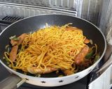焼きそば麺でナポリタンチーズ焼き作り方4写真
