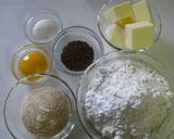 しましまカフェラテクッキー作り方1写真