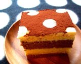 ■水玉&シマシマ■ホワイトチョコケーキ■作り方14写真