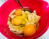 お揚げ入りお出汁たっぷり！たぬき出汁巻き作り方6写真
