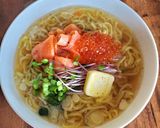 スモークサーモンといくらの鬼旨塩ラーメン作り方2写真