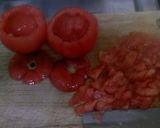 ギリシャのイエミスタ　トマトのライス詰め作り方1写真