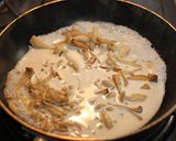 きのこのクリームパスタ作り方4写真