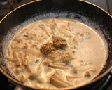 きのこのクリームパスタ作り方5写真
