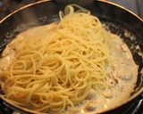 きのこのクリームパスタ作り方7写真