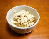 ウドと鶏ささみの味噌マヨ風味作り方4写真