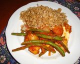 いんげんじゃが芋チーズ炒めカレー味作り方4写真