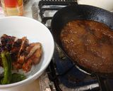 はちみつが決め手の鶏照り丼作り方4写真