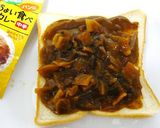 食パンの簡単カレーピザ風作り方1写真