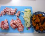 かぼちゃの煮物で・・・作り方1写真