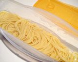 桃ラーで冷製ツナマヨパスタ作り方2写真