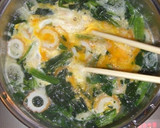 優しい味♪ほうれん草とちくわの卵とじ♪作り方4写真