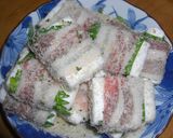 大葉＆肉巻きはんぺん作り方4写真