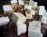 牛肉と豆腐の玉子とじ作り方3写真